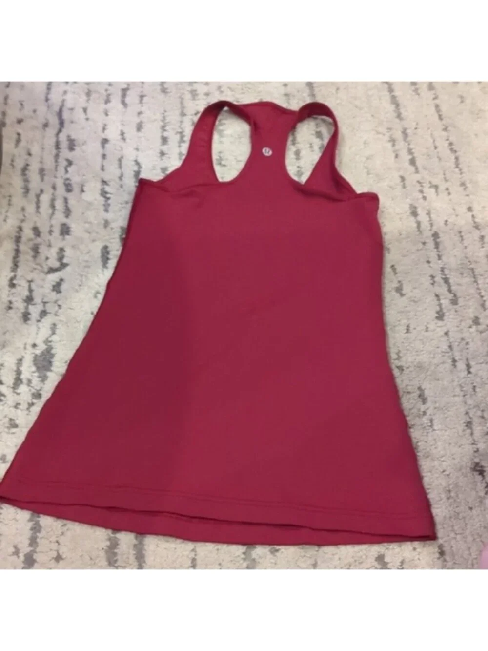 Lululemon Cool Racerback reversible cranberry/ maroon colour